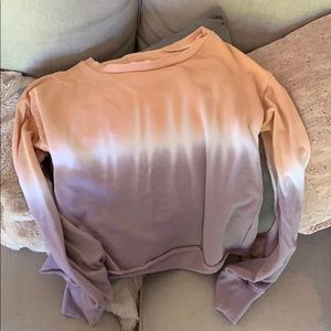 Tye dye crop top sweater